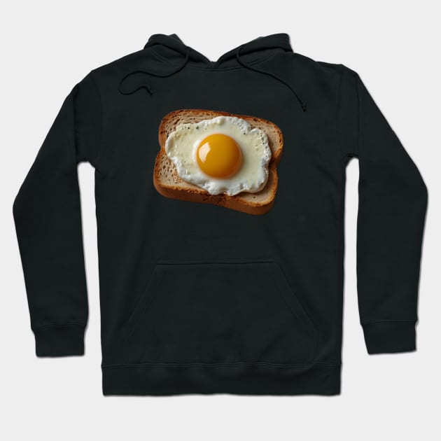 Egg Fried Japan Japanese Vintage Since Kawaii Yummy Coffee Toast Sandwich Bread Hoodie by Flowering Away